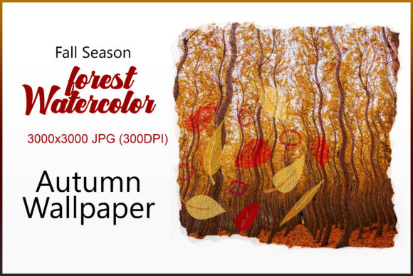 Fall Season Watercolor Poster