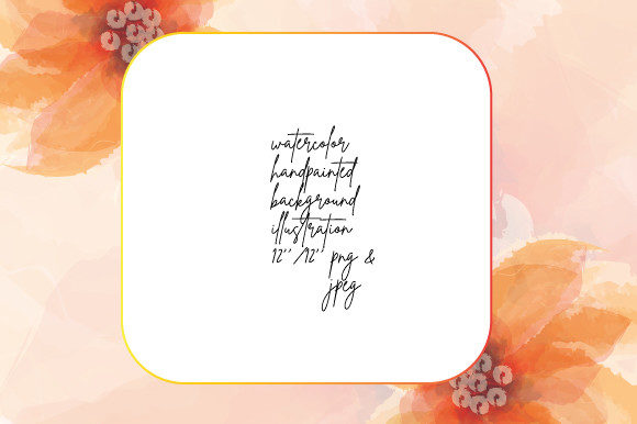 Watercolor Autumn Leaf Frame Background